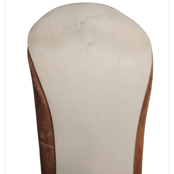 Jeffrey Campbell x Free People Delta Rust Suede Block Wood Heel Ankle Strap Boho - Picture 13 of 13